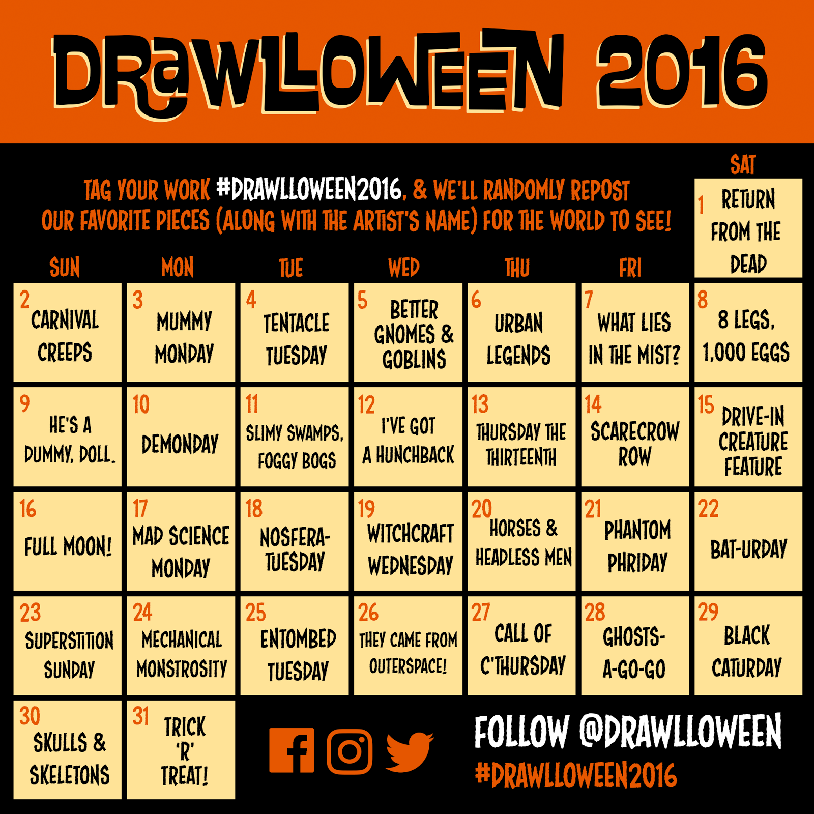 Drawlloween 2016